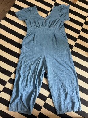 Light Blue Old Navy Denim Jumpsuit